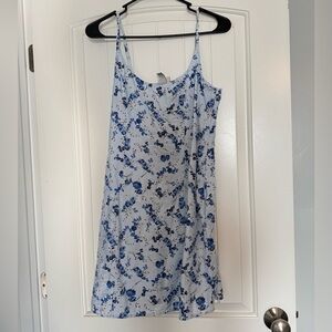 Floral Blue Women's Dress